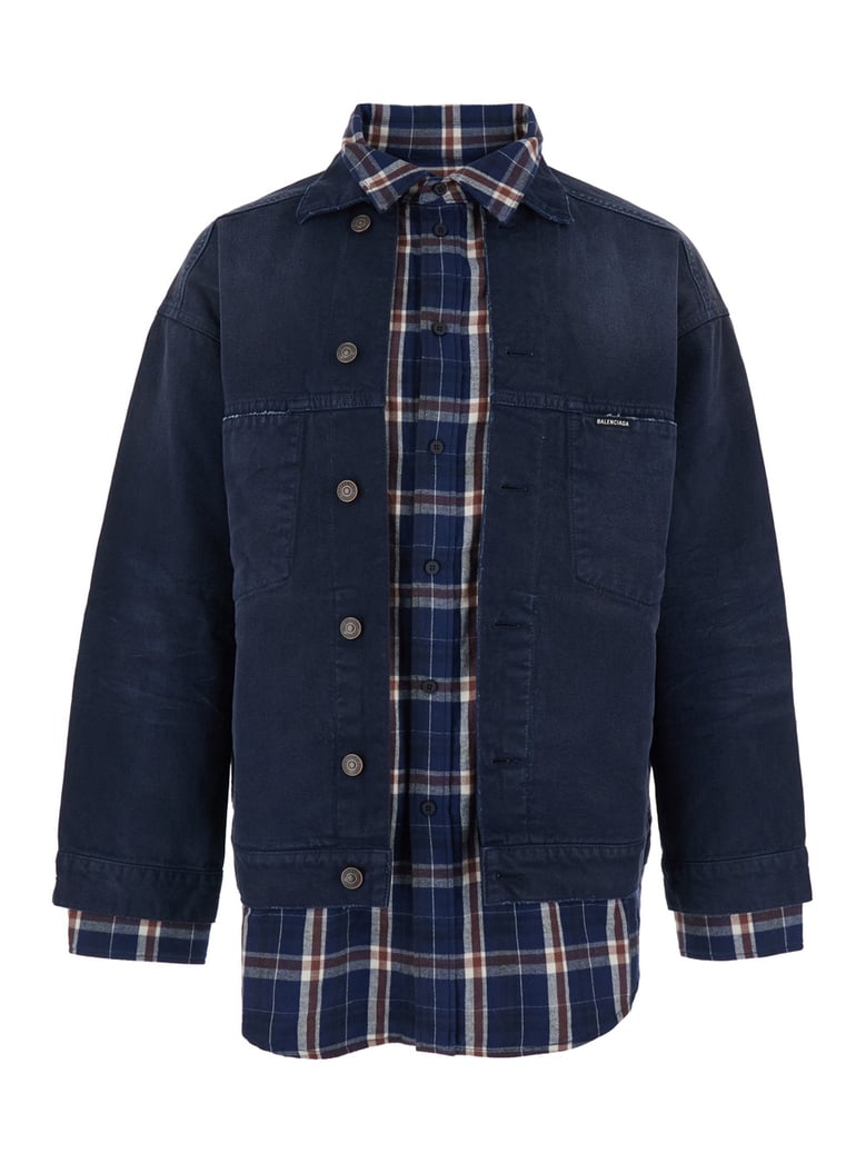 jacket double-layer blue by Selfnex