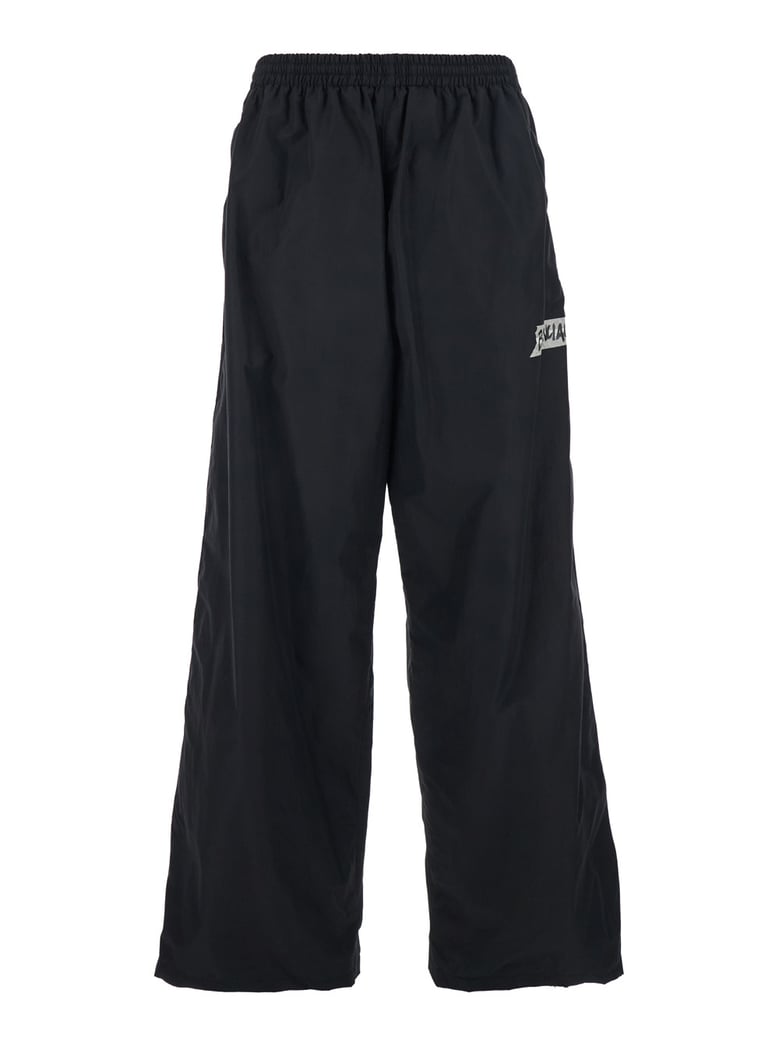 pants cotton-blend black by Selfnex