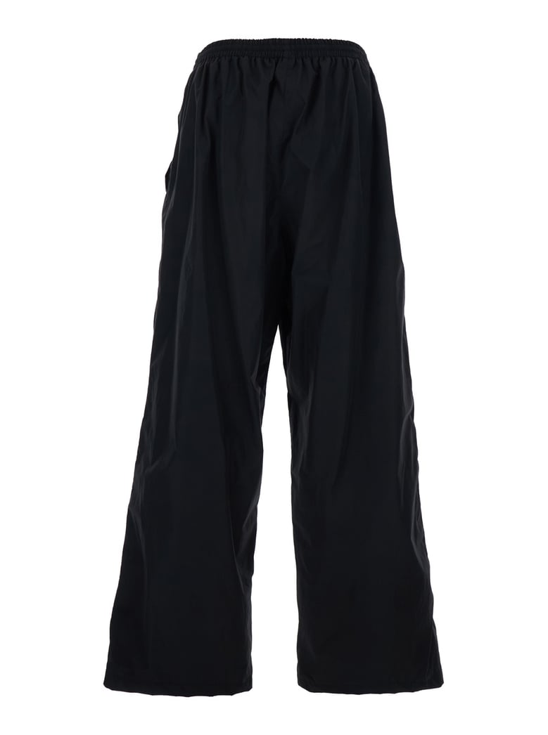 pants cotton-blend black by Selfnex