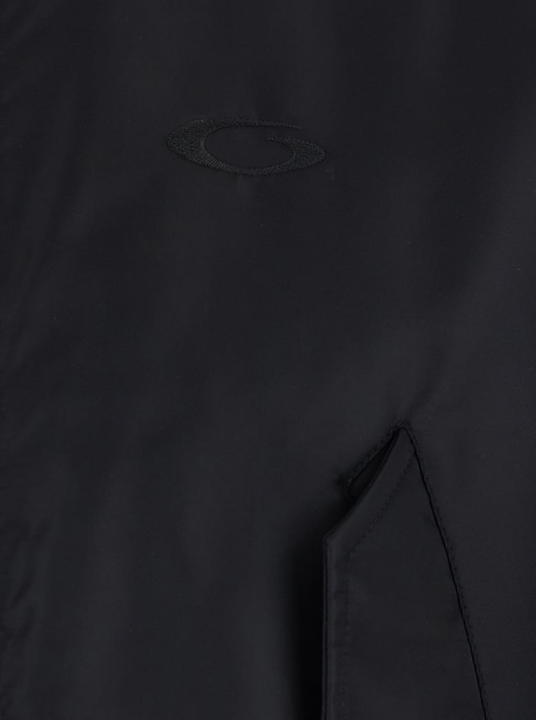 bomber jacket high collar black by Selfnex