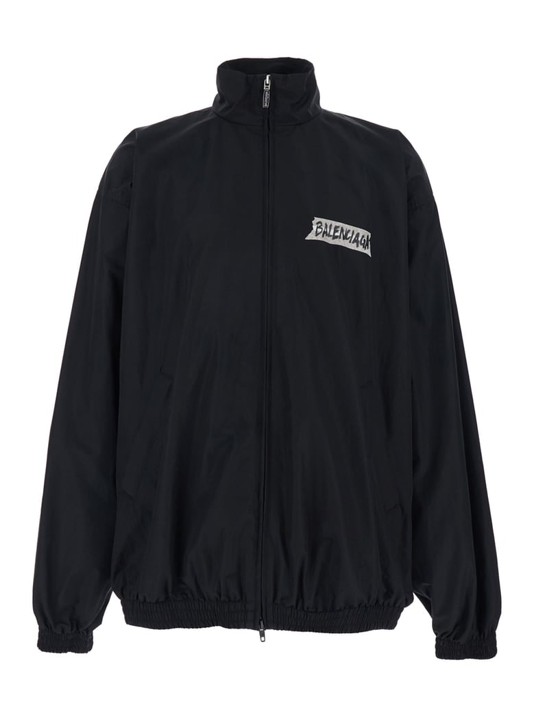 jacket high-collar black by Selfnex