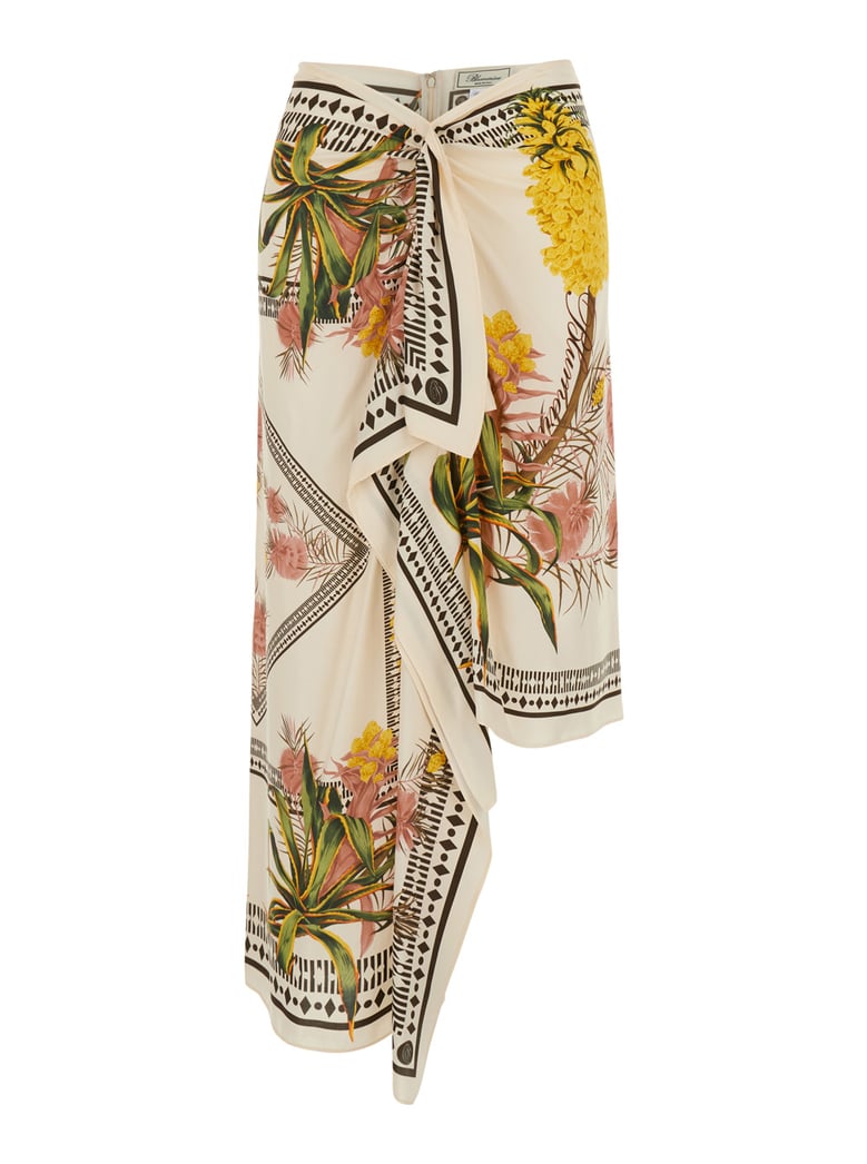 skirt multicolour viscose by Selfnex