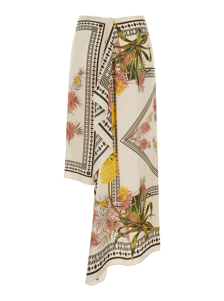 skirt multicolour viscose by Selfnex