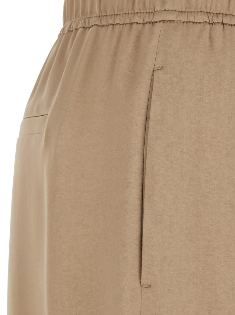 pants silk beige by Selfnex