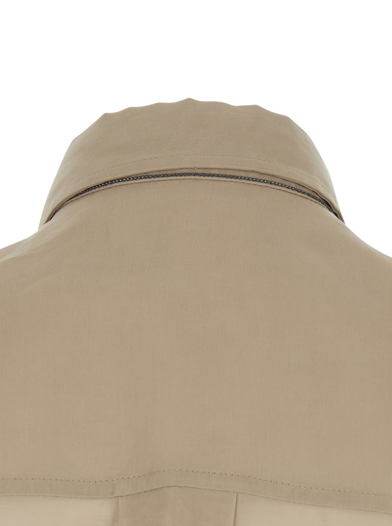 shirt in beige cotton by Selfnex