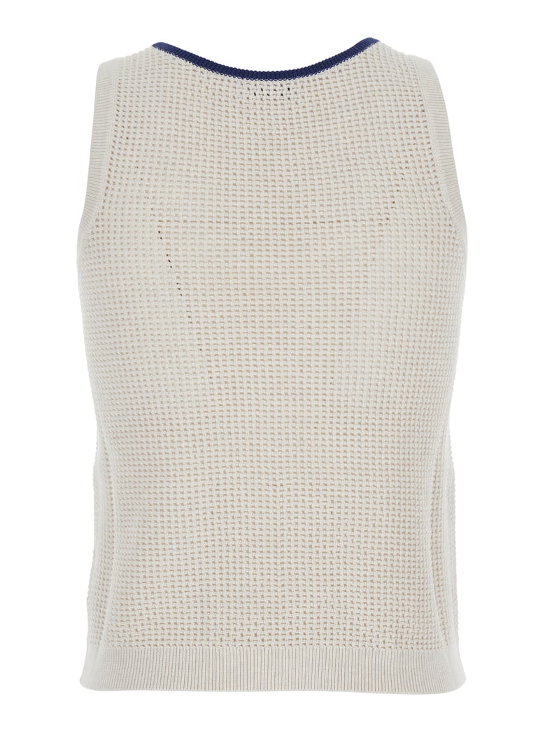 sleeveless cotton top beige by Selfnex