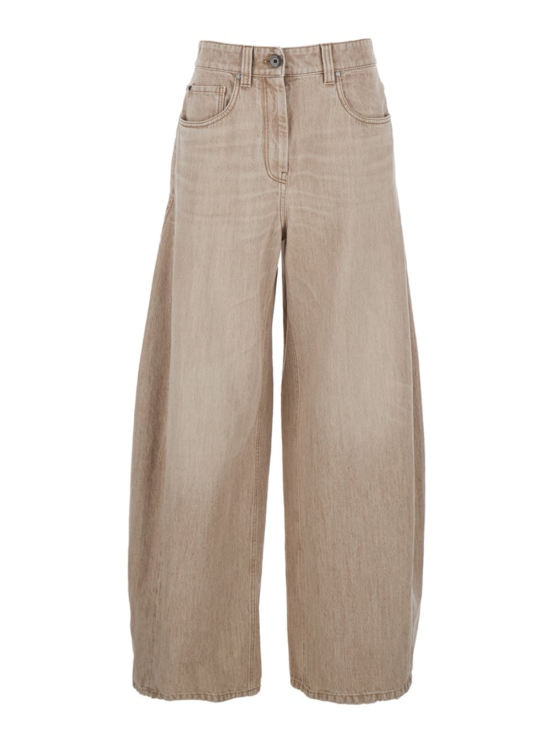jeans, beige denim by Selfnex