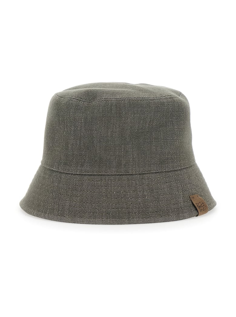 hat green cotton blend by Selfnex