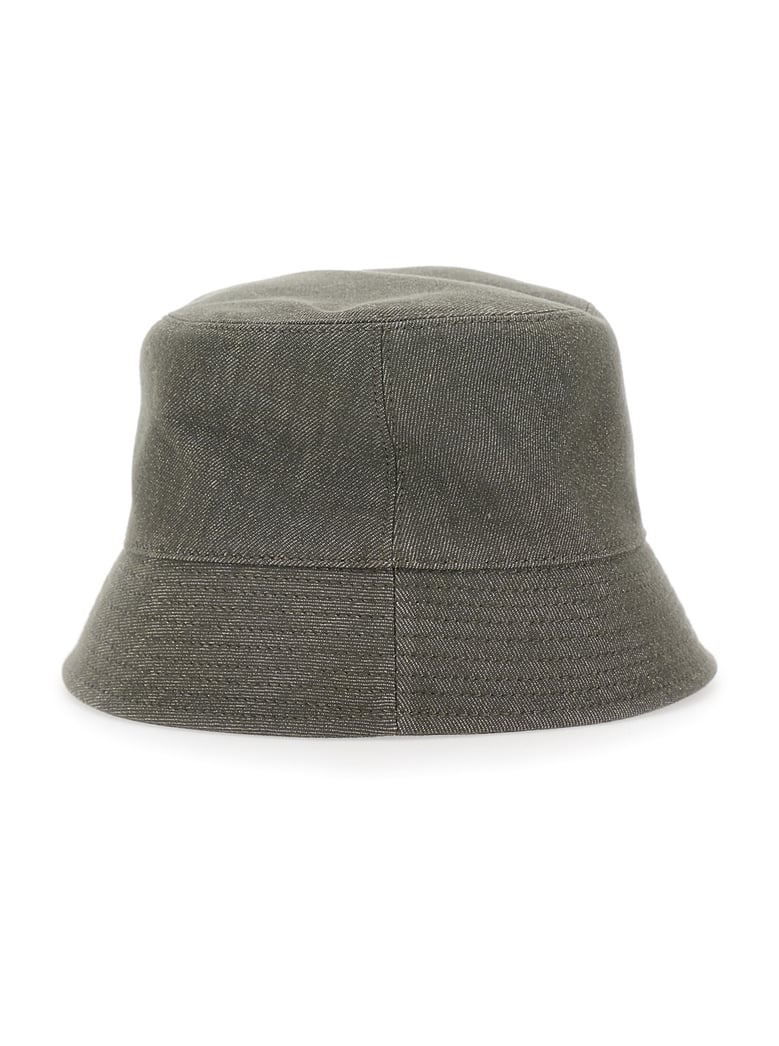 hat green cotton blend by Selfnex