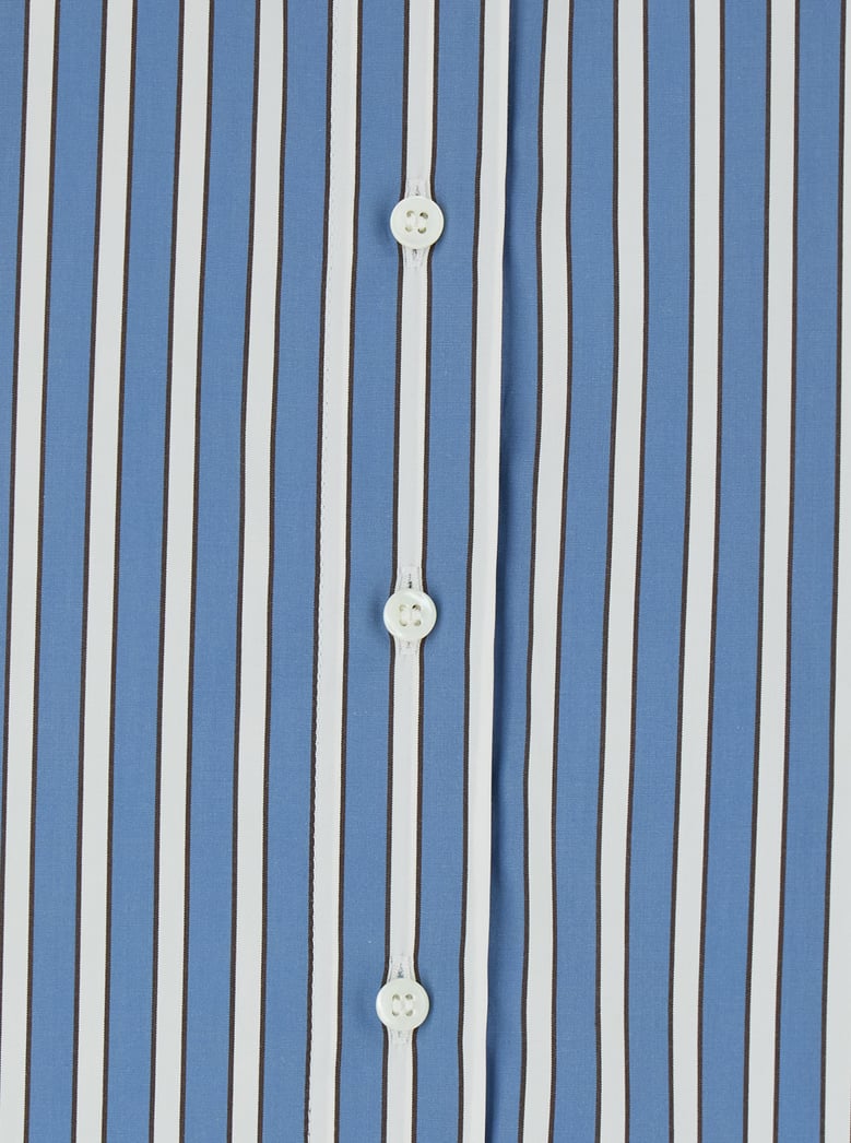 oversized shirt blue cotton by Selfnex