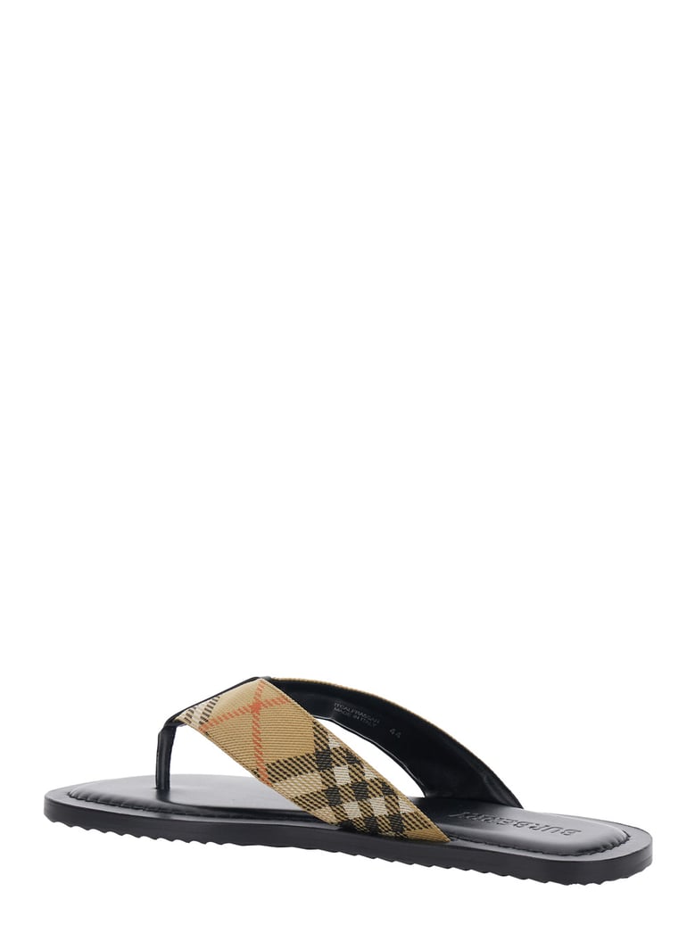 flip-flops beige tech fabric by Selfnex