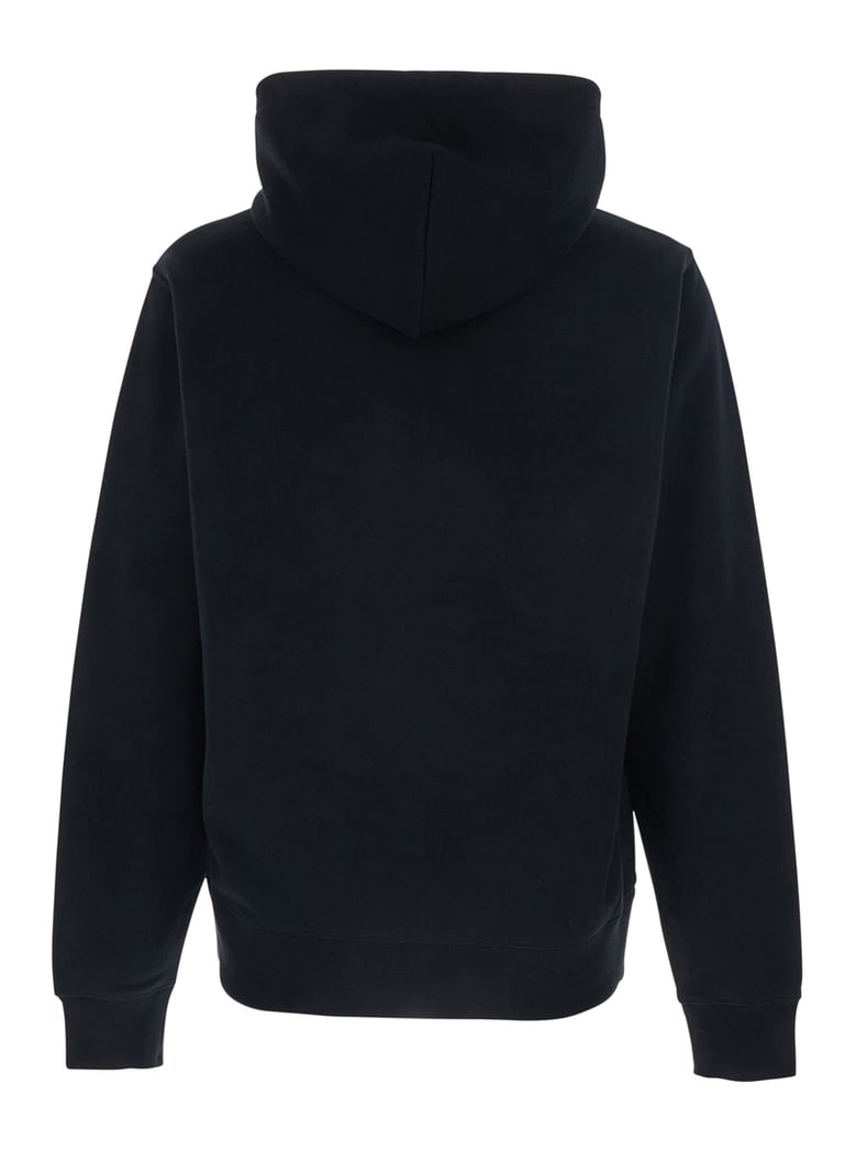 hoodie with lettering logo, black by Selfnex