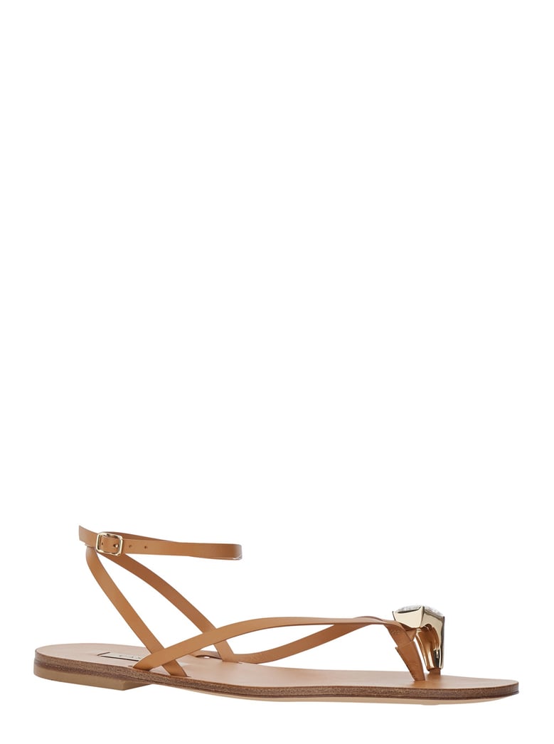 sandals soraia brown leather by Selfnex