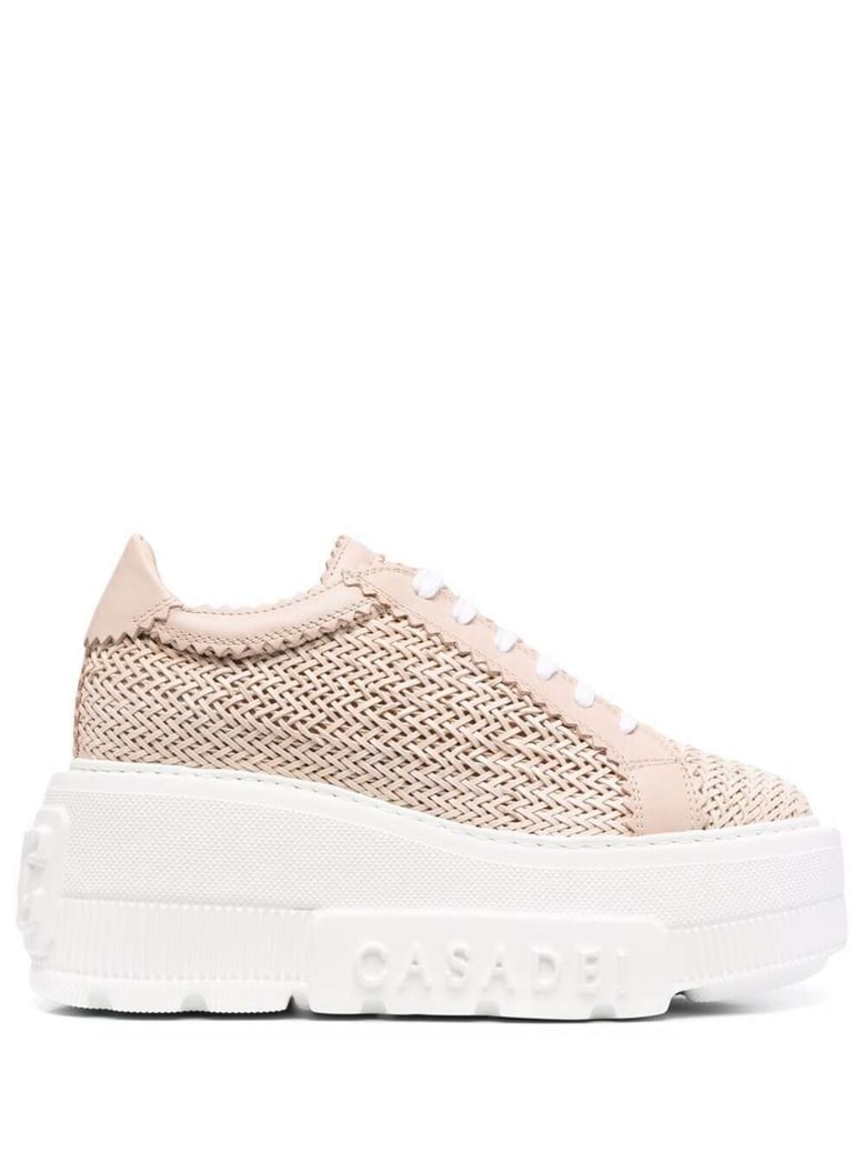 sneakers woven fabric pink by Selfnex