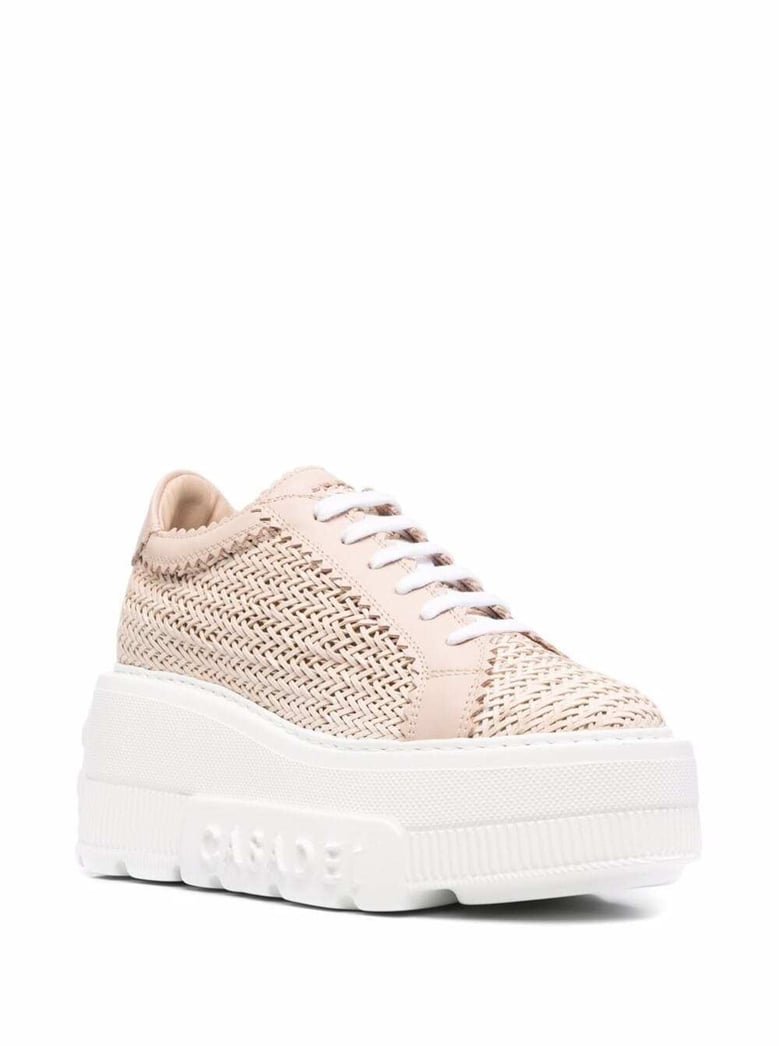 sneakers woven fabric pink by Selfnex