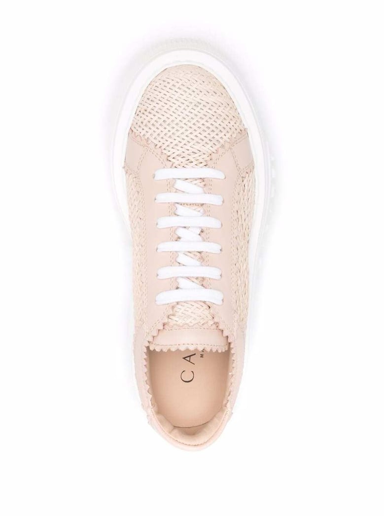 sneakers woven fabric pink by Selfnex