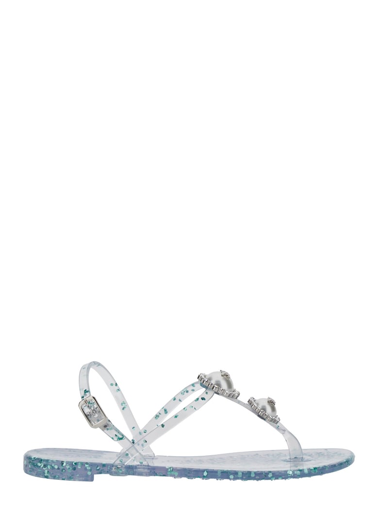 sandal with crystal decoration multicolour by Selfnex