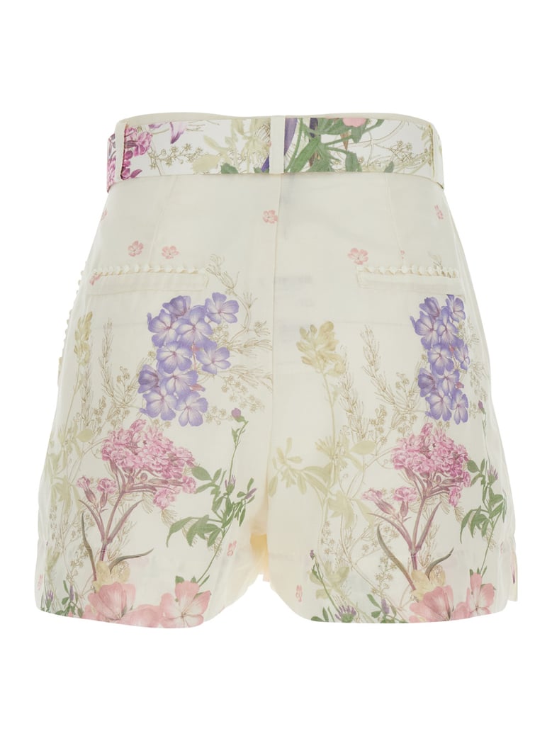 shorts pansy multicolour cotton by Selfnex