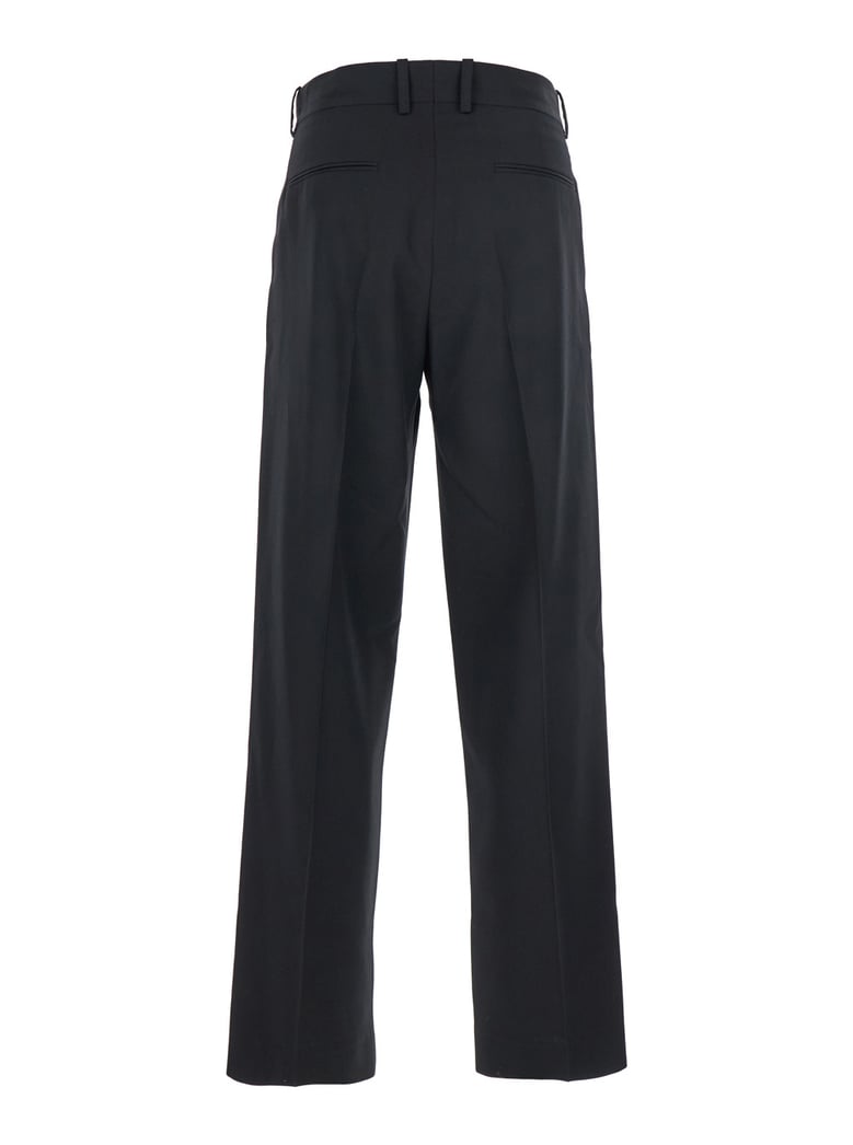 trousers le pantalon golfeur black wool blend by Selfnex