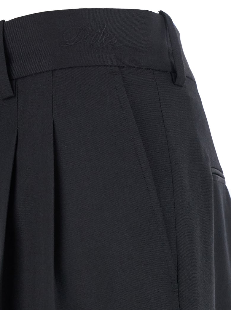 trousers le pantalon golfeur black wool blend by Selfnex