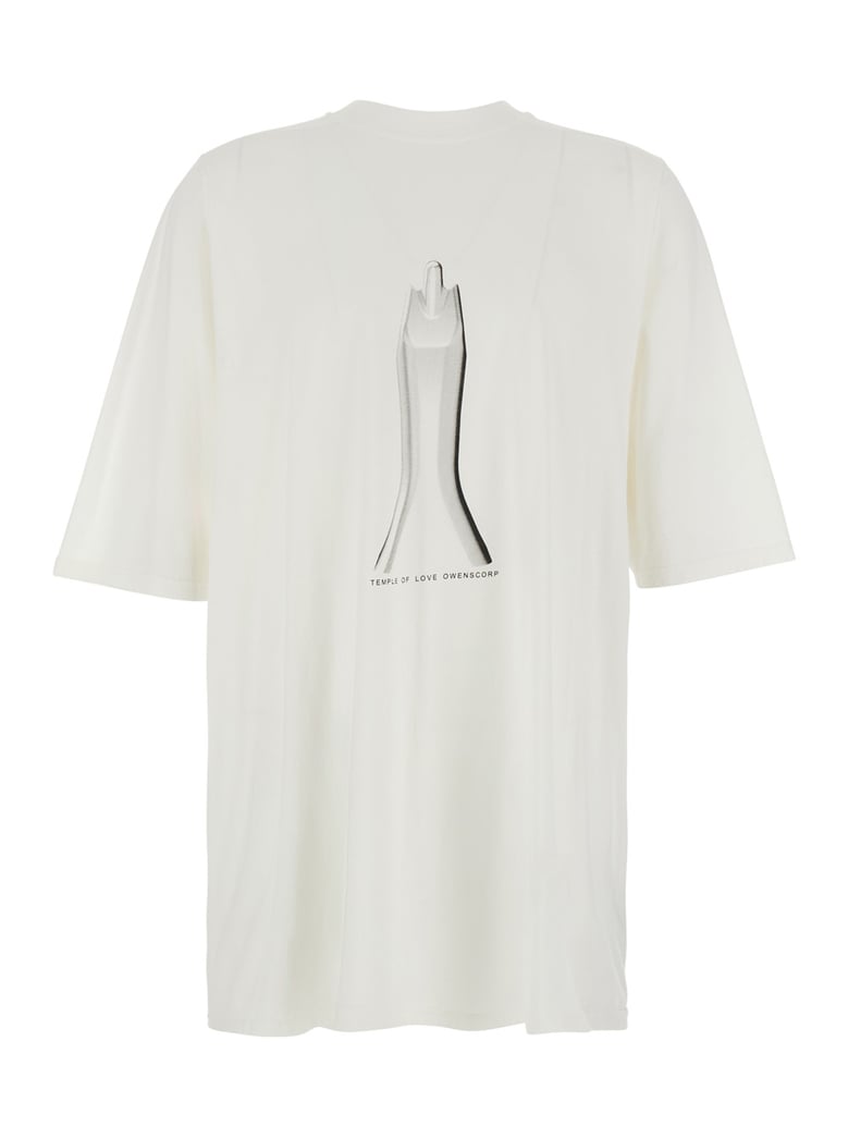 t-shirt crew neck white by Selfnex