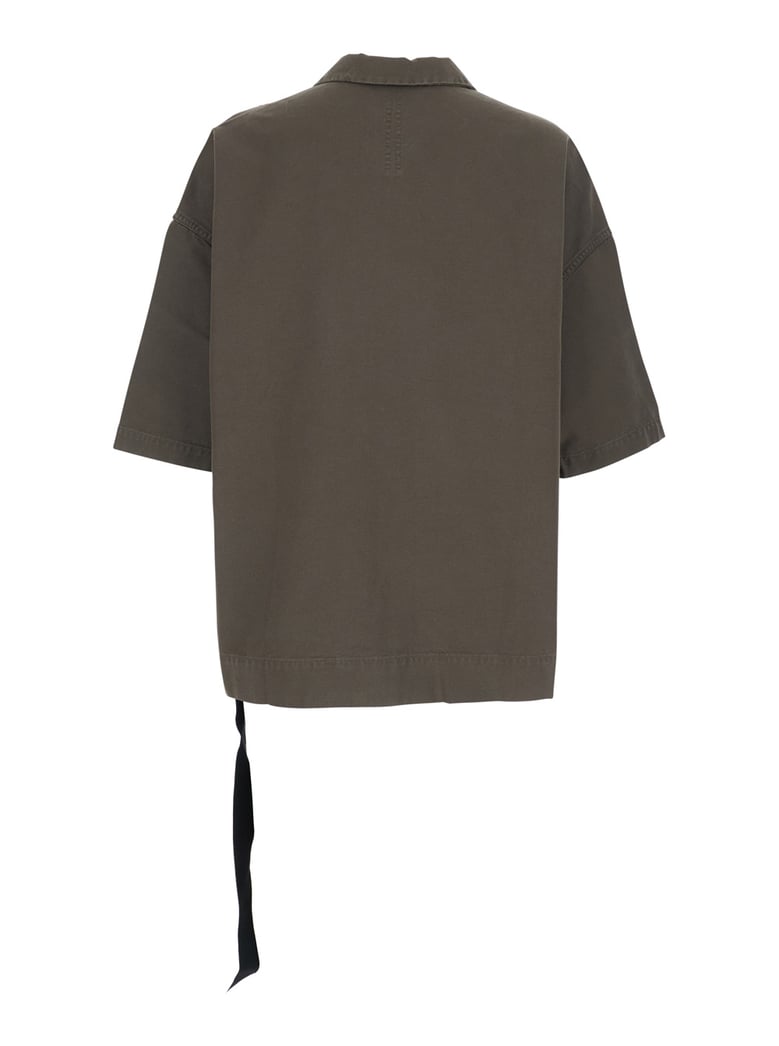 short-sleeve button-up shirt magnum tommy grey by Selfnex