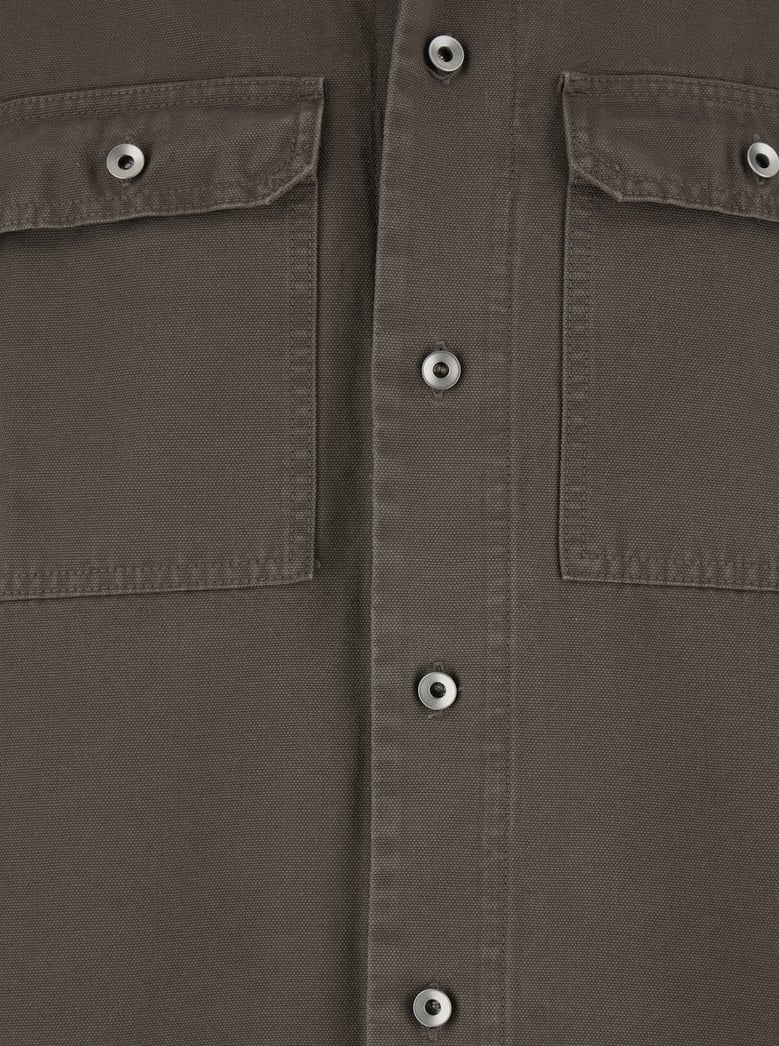 short-sleeve button-up shirt magnum tommy grey by Selfnex