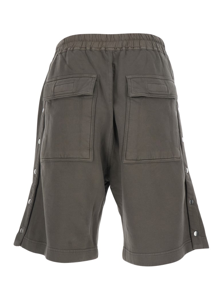 shorts grey elastic waist by Selfnex