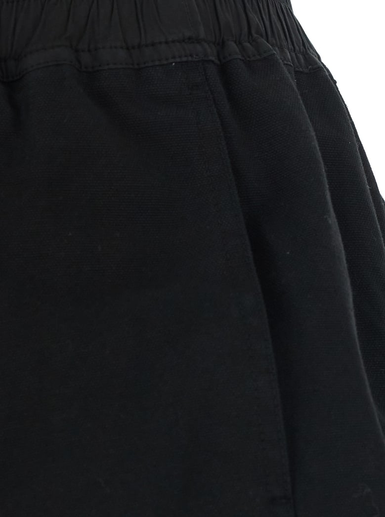 shorts black cotton by Selfnex