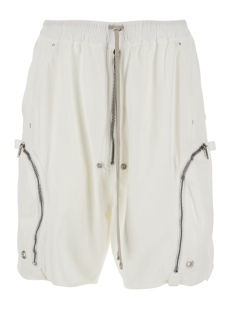 shorts bauhaus pods white cotton by Selfnex