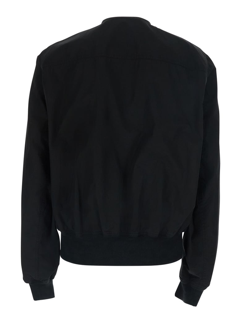 bomber jacket black cotton by Selfnex
