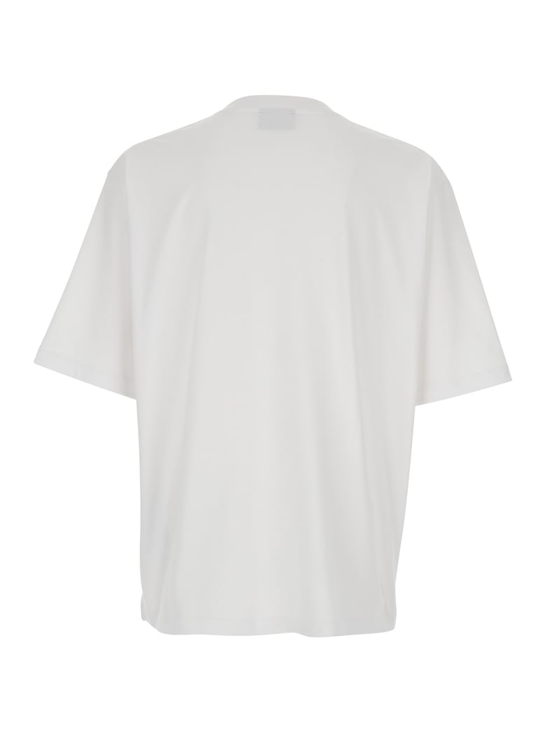 t-shirt maxi logo white cotton by Selfnex