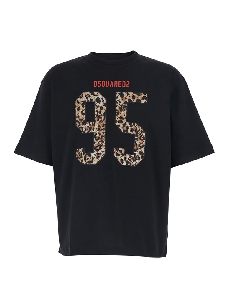 t-shirt with maxi logo black by Selfnex