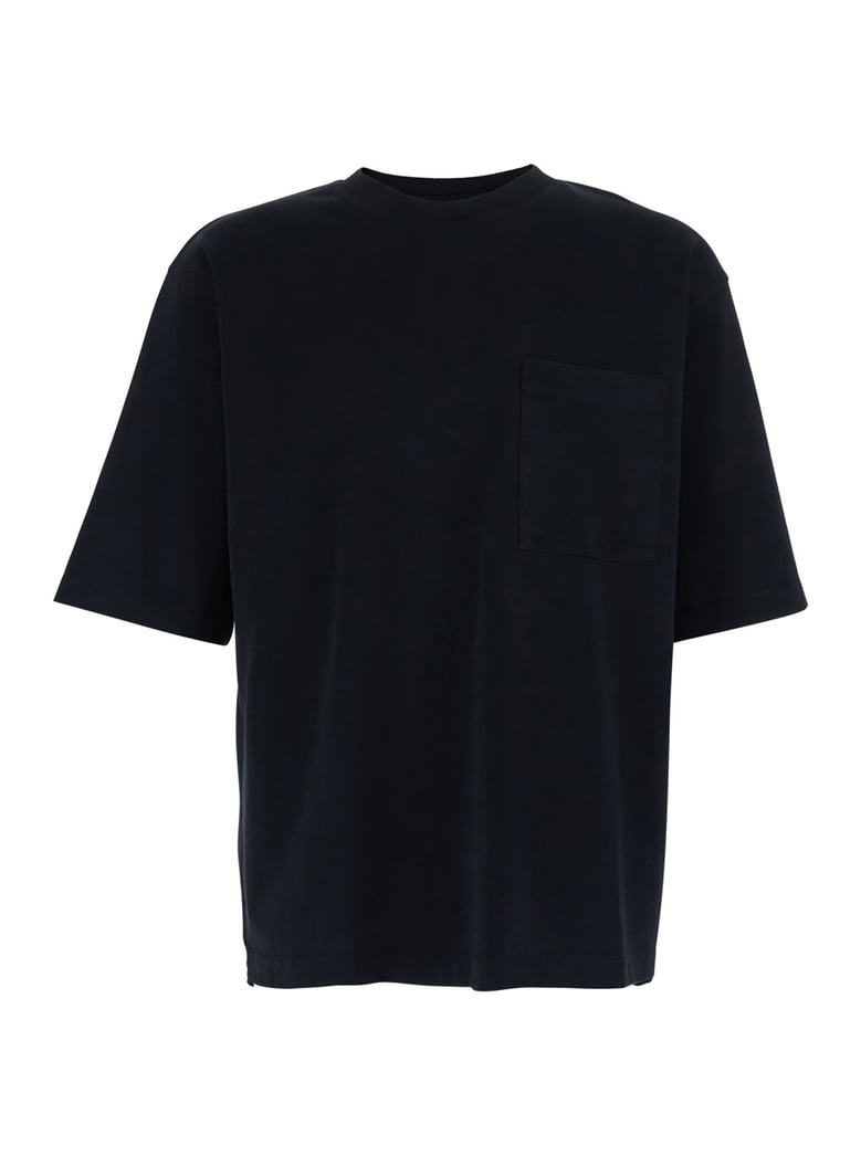 t-shirt with back logo — black by Selfnex