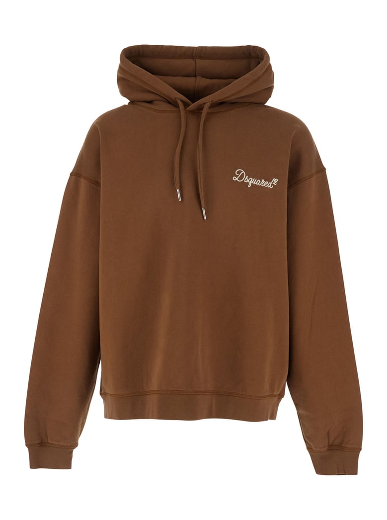 hoodie brown cotton by Selfnex