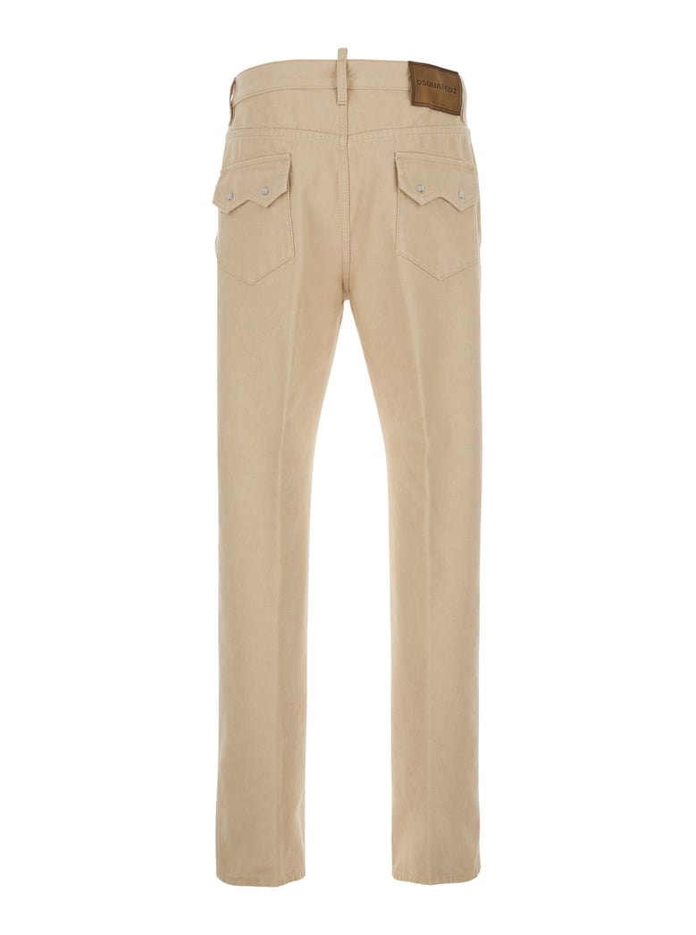 jeans 642 beige cotton by Selfnex