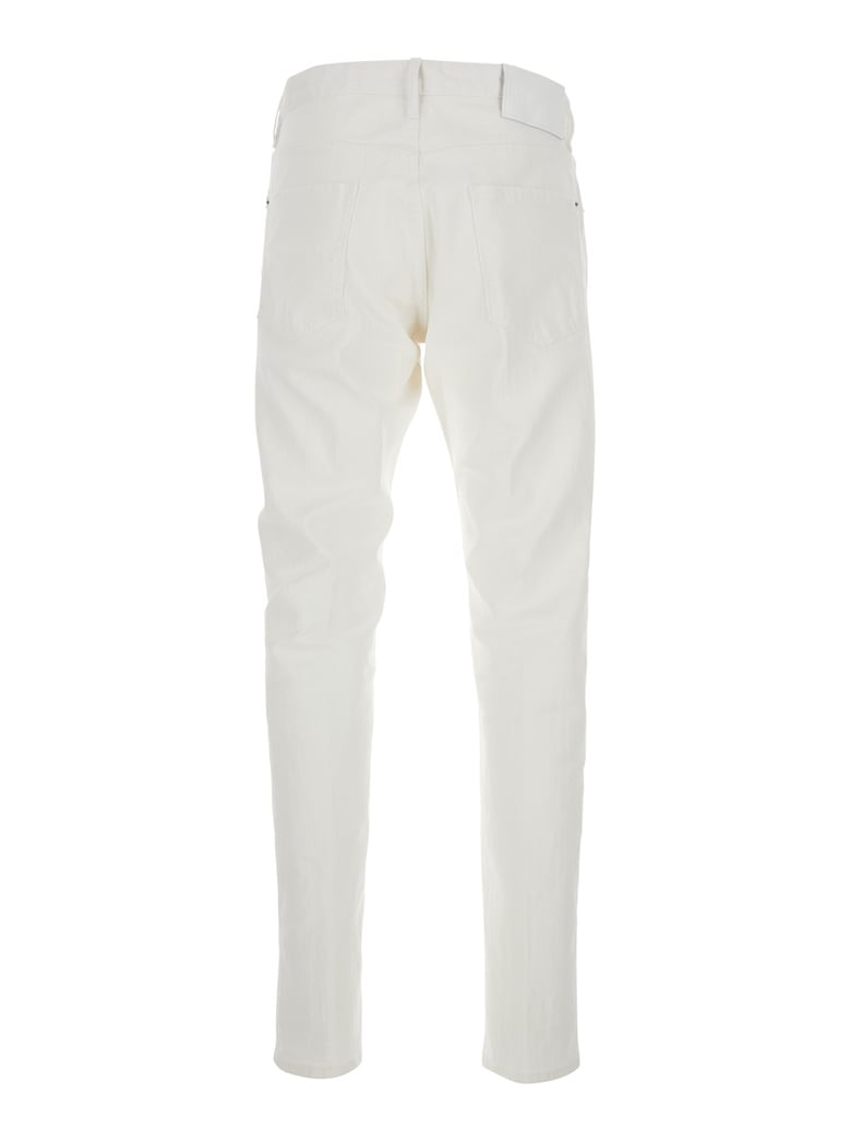 five-pocket jeans white cotton by Selfnex