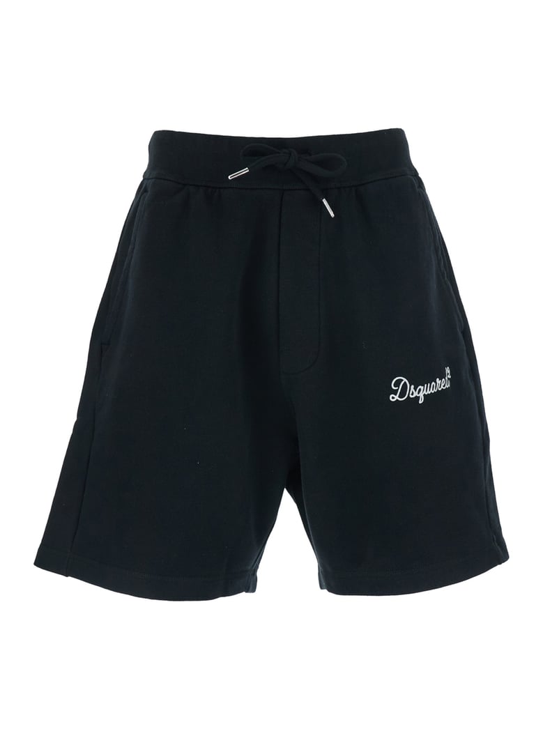 shorts logo black cotton by Selfnex