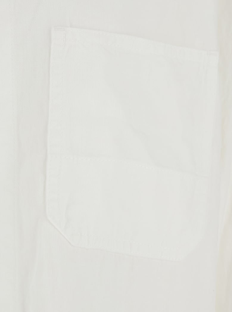 jacket with wide collar, white by Selfnex