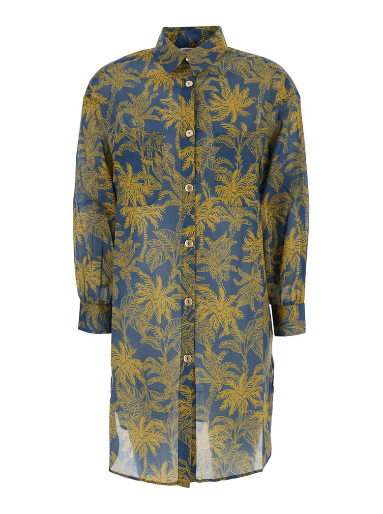 shirt exotisme multicolour cotton by Selfnex