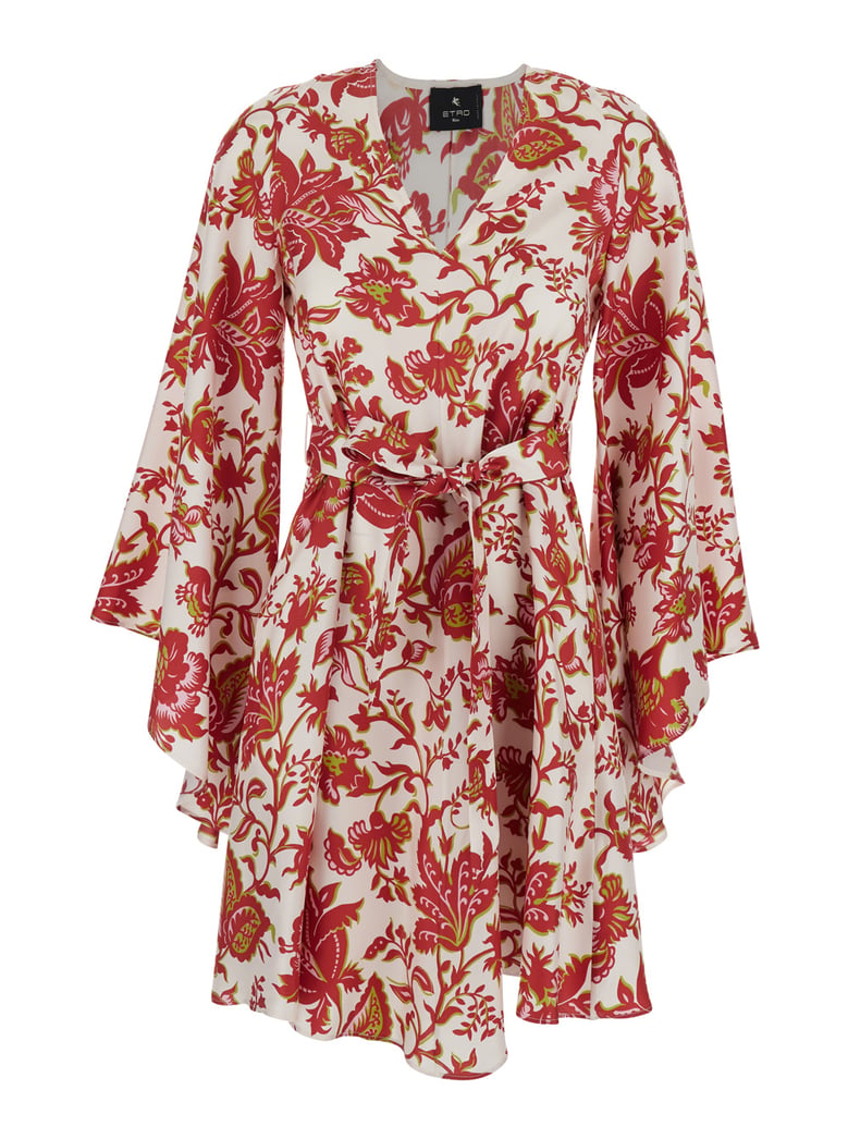 short silk dress multicolour by Selfnex