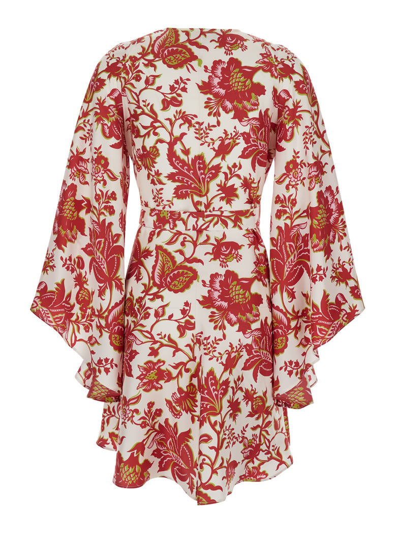 short silk dress multicolour by Selfnex