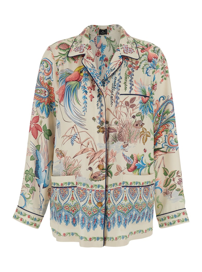 printed blouse multicolour by Selfnex