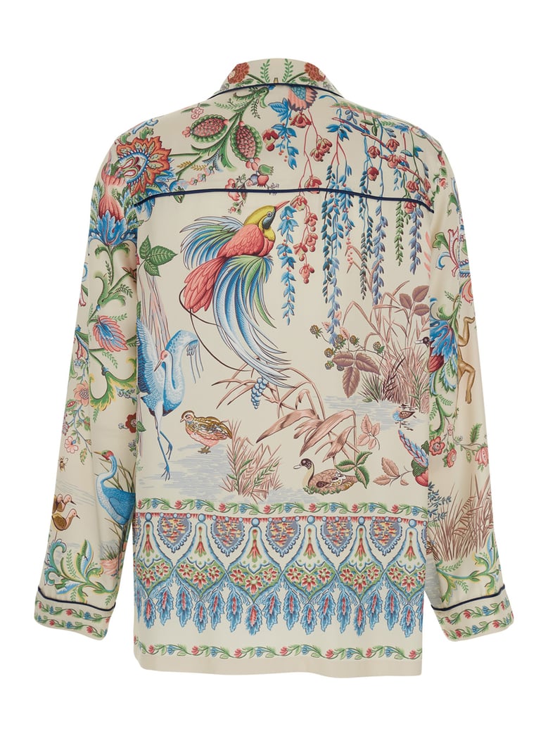 printed blouse multicolour by Selfnex