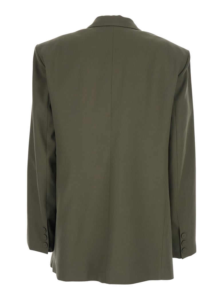 single-breasted jacket green by Selfnex