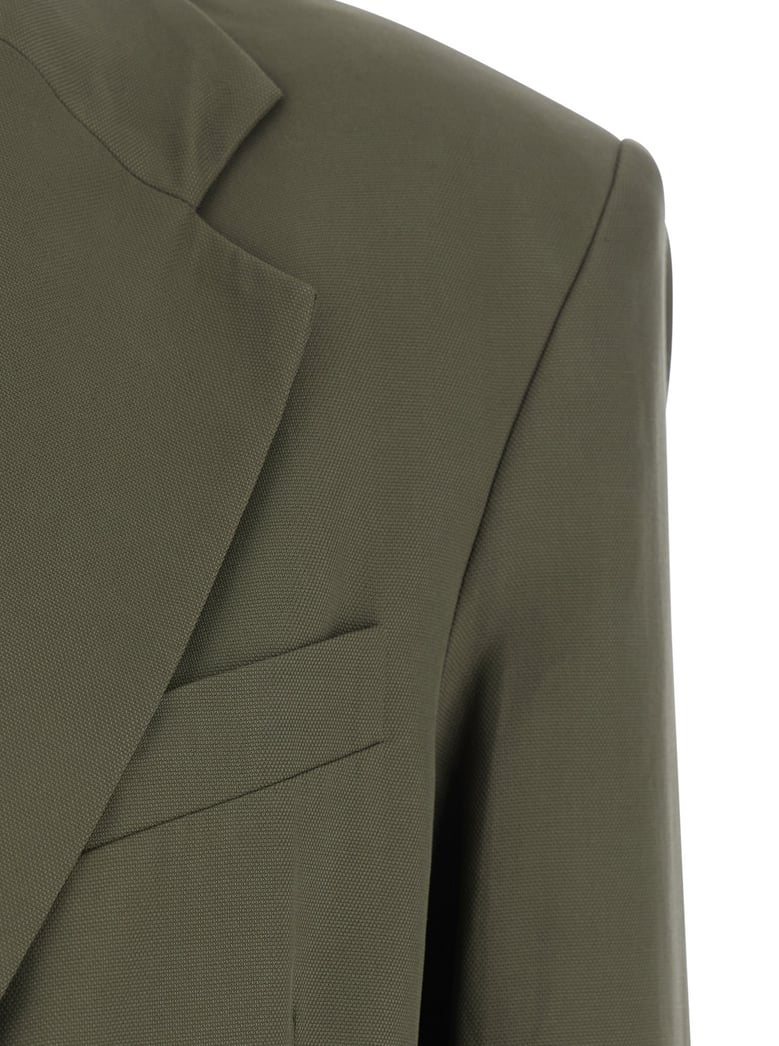 single-breasted jacket green by Selfnex