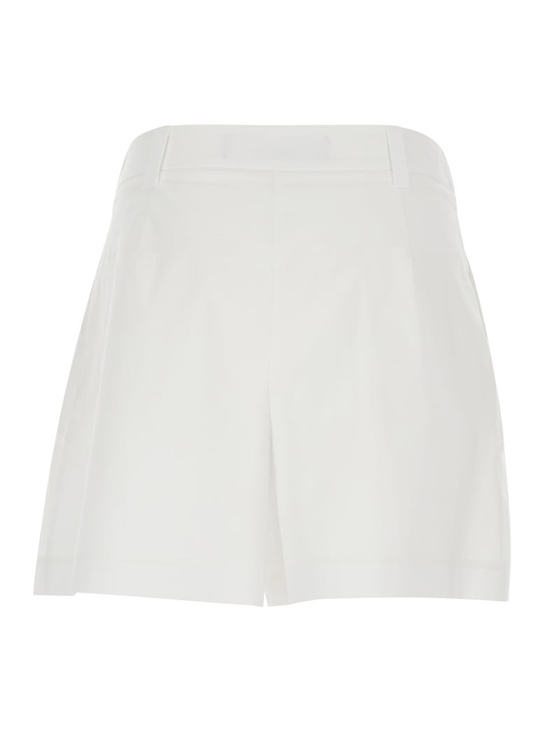 shorts cotton popeline white by Selfnex