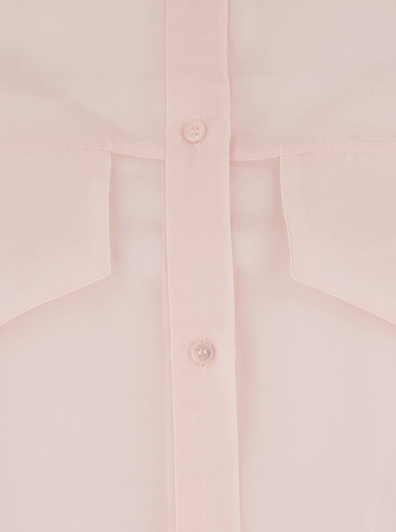 silk shirt pink by Selfnex