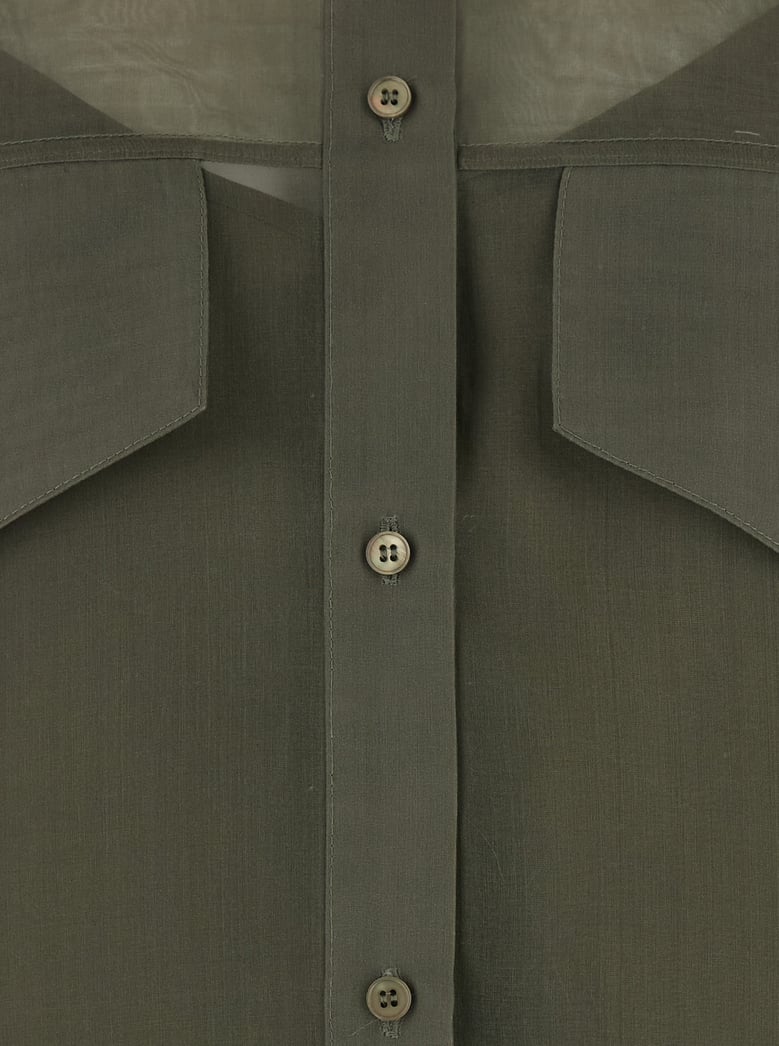 shirt silk green by Selfnex