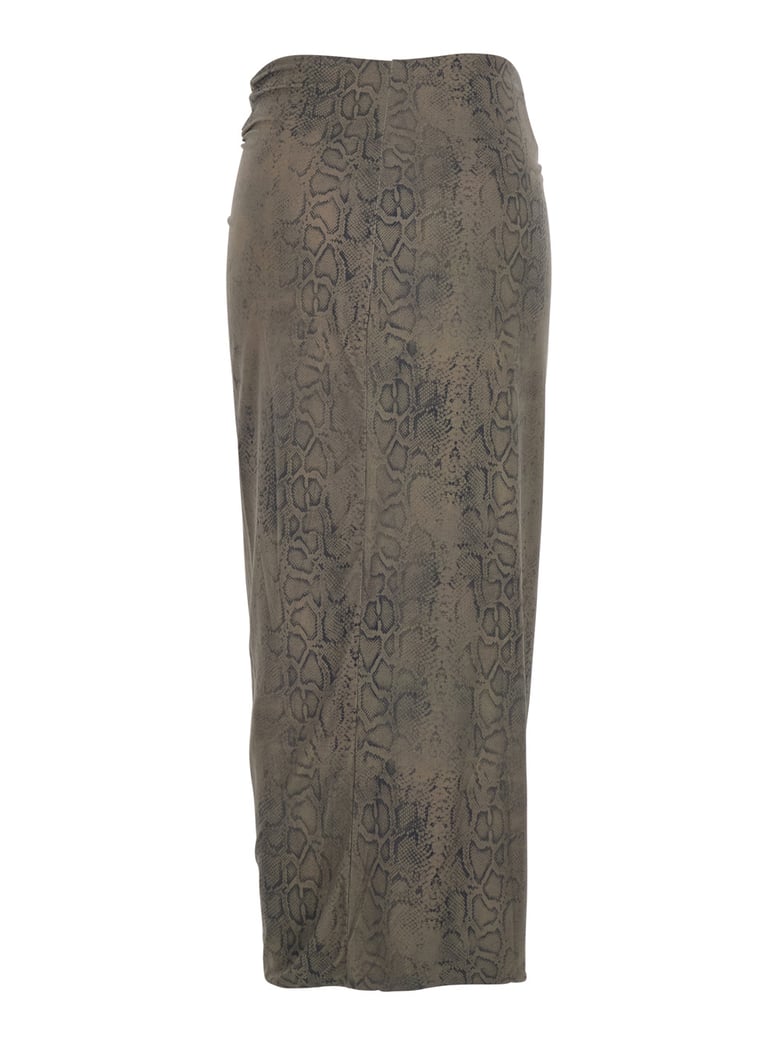 skirt green polyamide by Selfnex